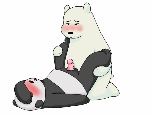 ice bear+panda (character)