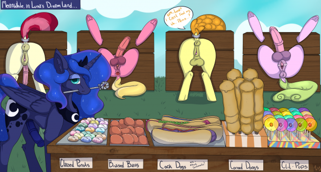 carrot top (mlp)+daisy (mlp)+lily (mlp)+princess luna (mlp)+rose (mlp)