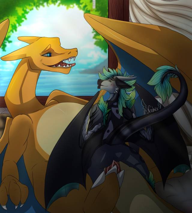 charizard+original character