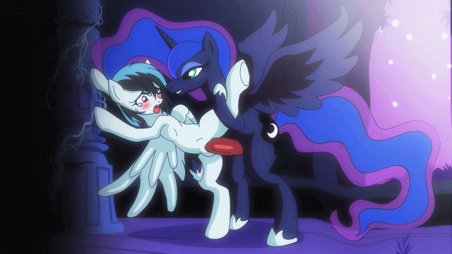 original character+princess luna (mlp)