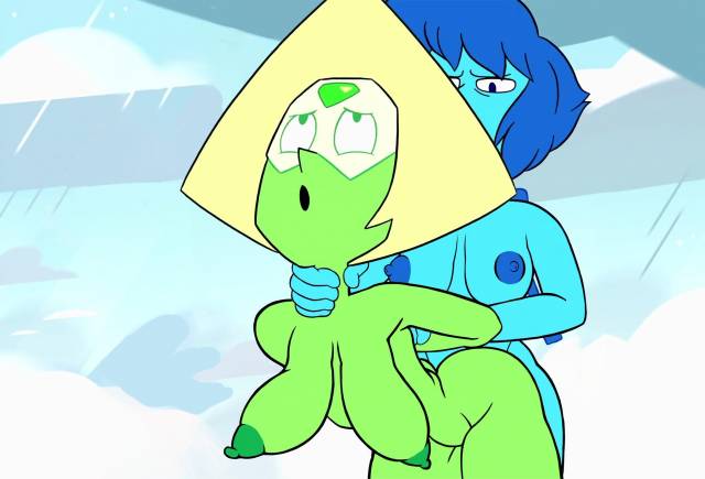 lapis lazuli (steven universe)+peridot (steven universe)