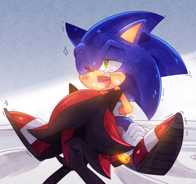 shadow the hedgehog+sonic the hedgehog