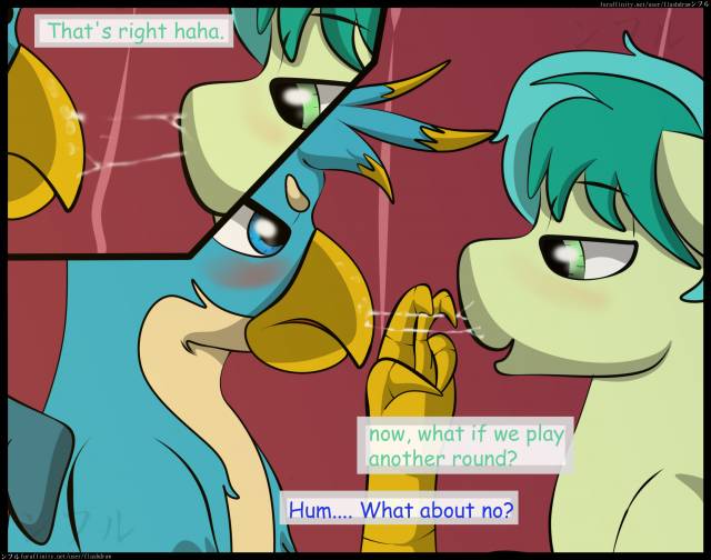 gallus (mlp)+sandbar (mlp)