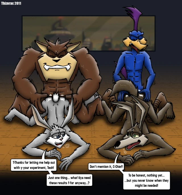 ace bunny+rev runner+slam tasmanian+tech e coyote