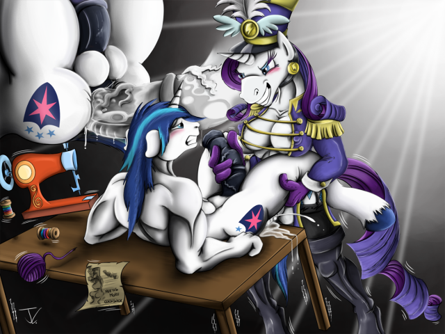 rarity (mlp)+shining armor (mlp)