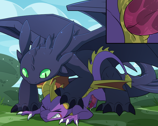 spyro+toothless