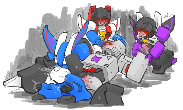 megatron+skywarp+starscream+thundercracker
