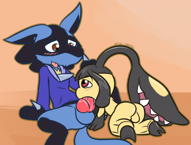 lucario+mawile