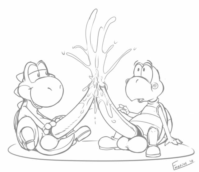 koopa troopa+yoshi