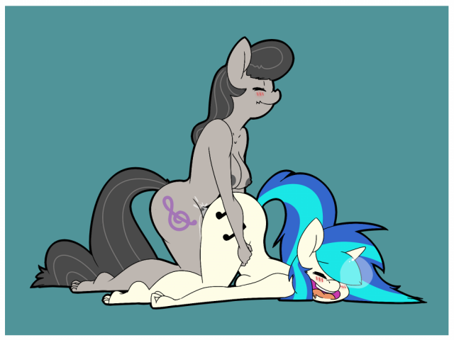 octavia melody+vinyl scratch (mlp)