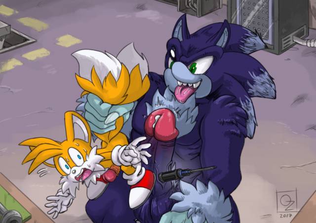 sonic the werehog+tails