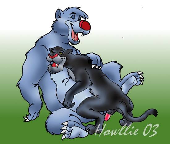 bagheera (jungle book)+baloo