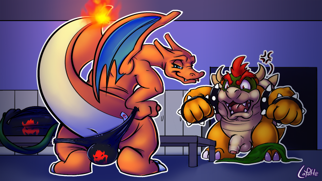 bowser+charizard