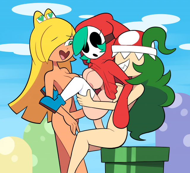 koopa+koopa troopa+piranha plant+shy gal+shy guy