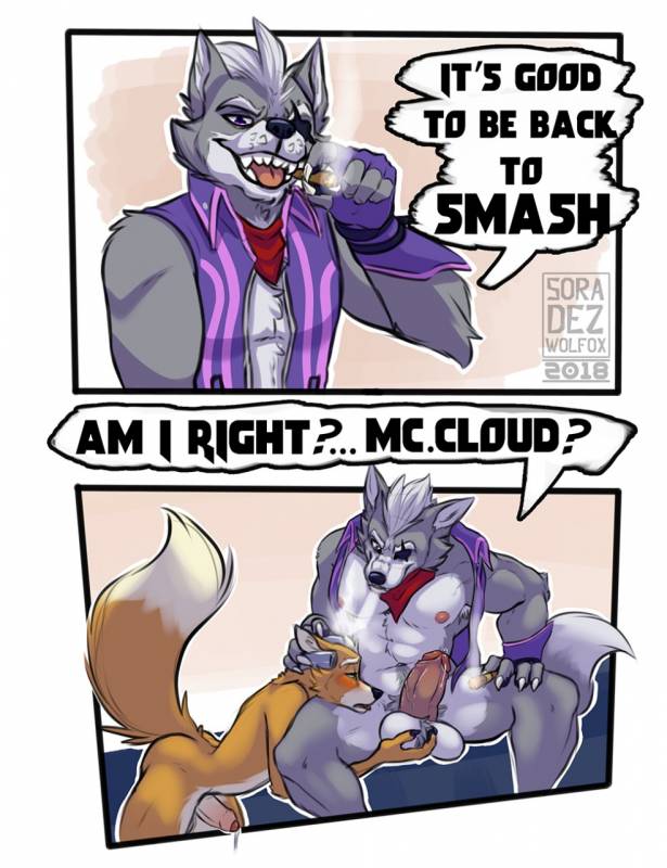 fox mccloud+wolf o'donnell