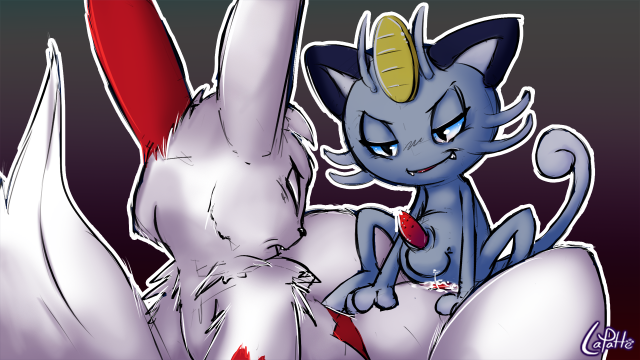 alolan meowth+meowth+zangoose