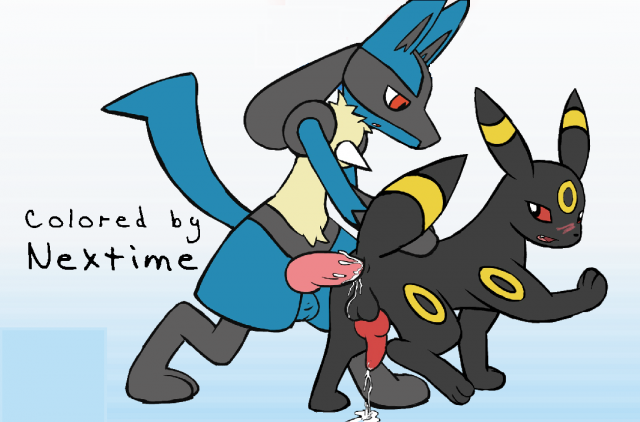 lucario+umbreon