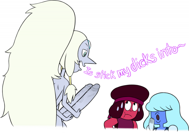 opal (steven universe)+ruby (steven universe)+sapphire (steven universe)