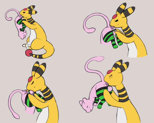 ampharos+mew+original character