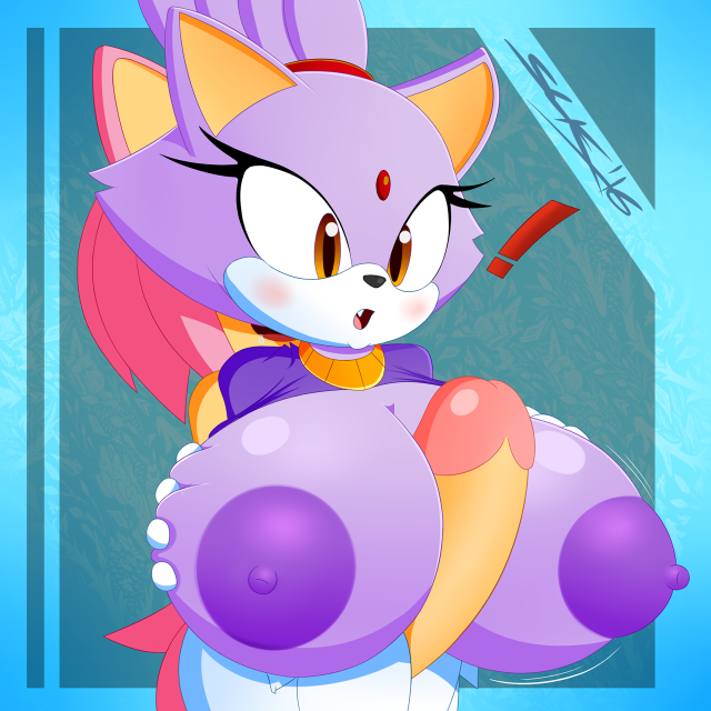 amy rose+blaze the cat