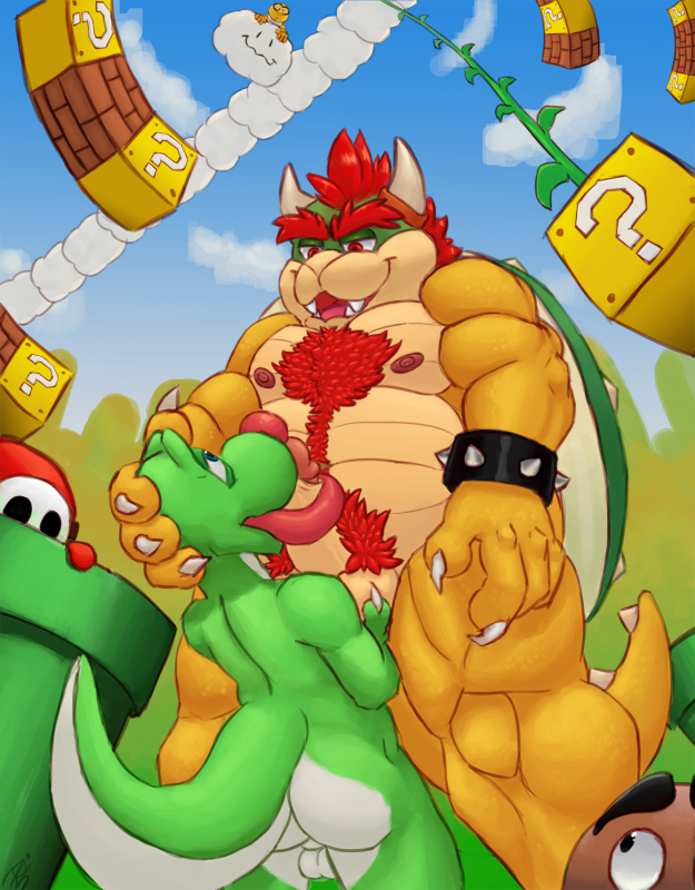 bowser+koopa+yoshi