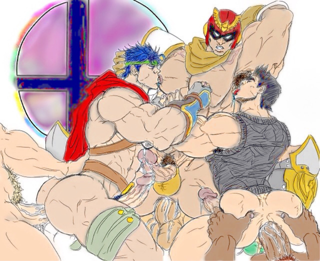 captain falcon+ganondorf+ike+link+little mac