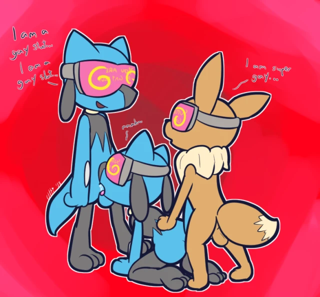eevee+riolu