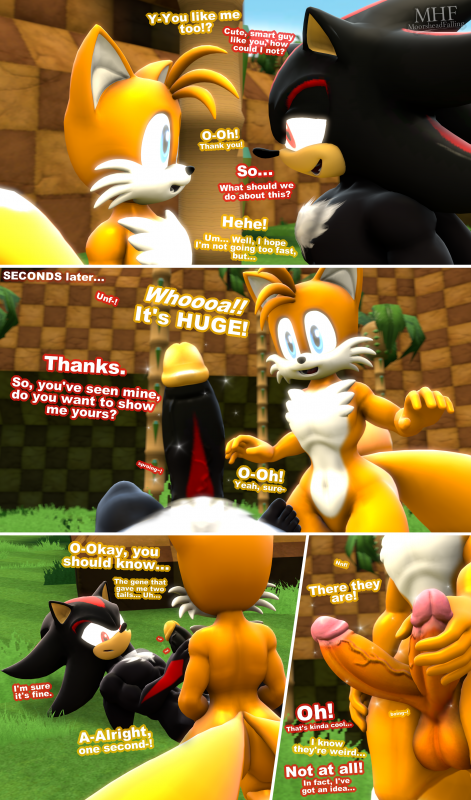 shadow the hedgehog+tails