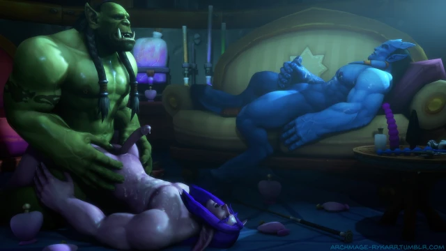 draenei+night elf