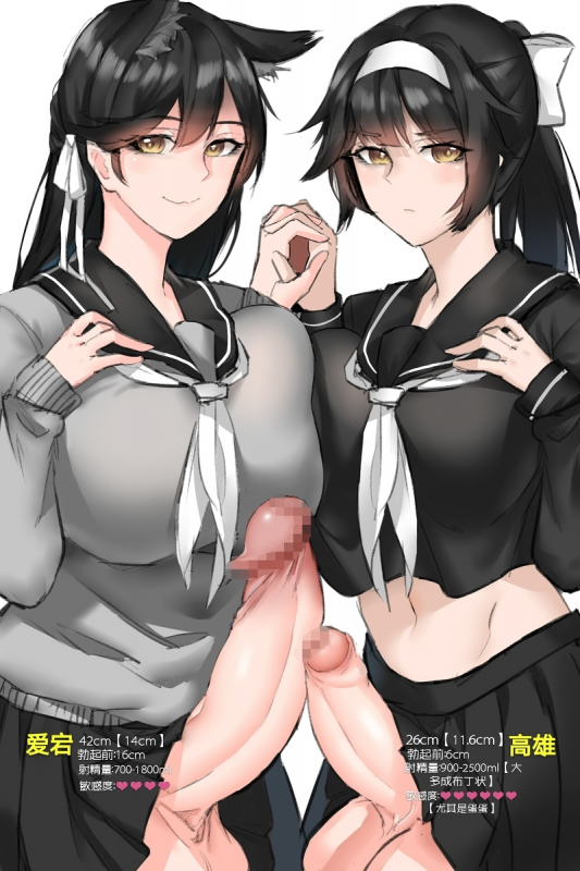 atago (azur lane)+takao (azur lane)