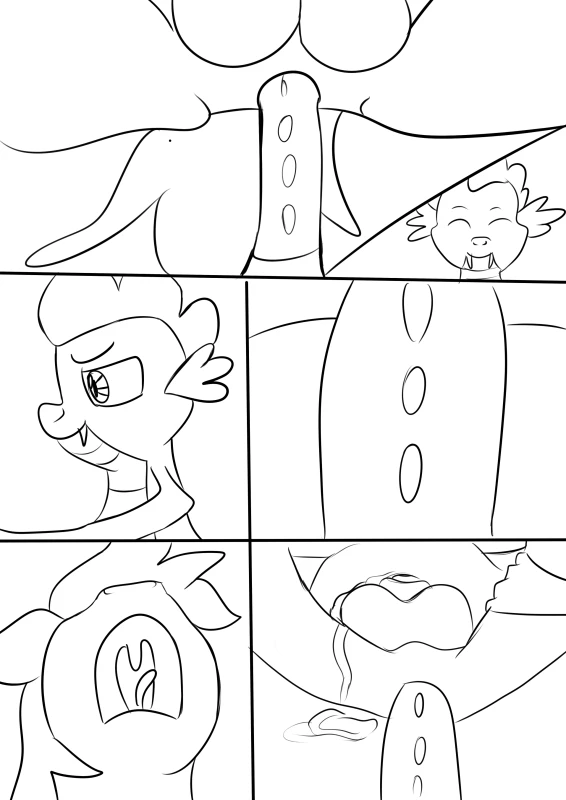 big macintosh (mlp)+spike (mlp)