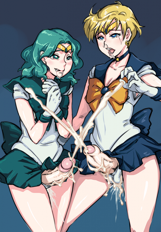 kaiou michiru+sailor neptune+sailor uranus+tenou haruka