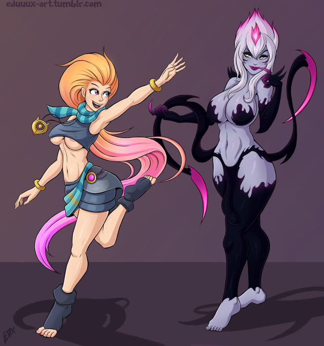 evelynn+zoe (league of legends)