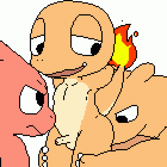 charizard+charmander+charmeleon