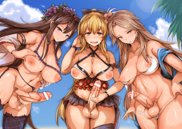 catalina (granblue fantasy)+rosetta (granblue fantasy)+vira