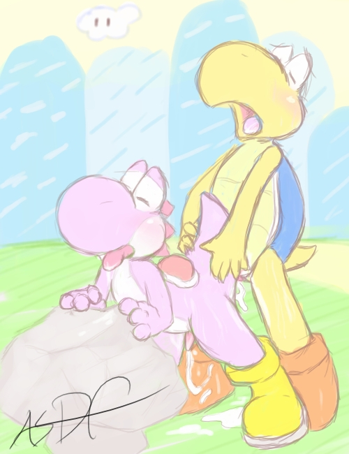 koopa+koopa troopa+yoshi