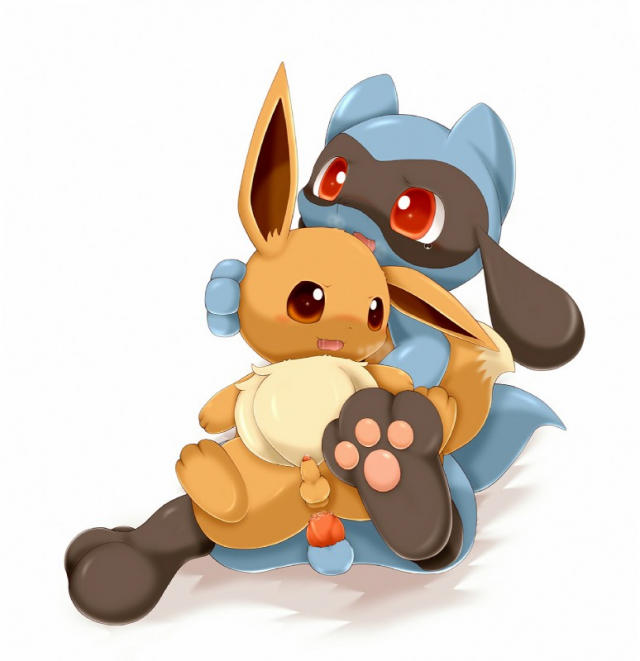 eevee+riolu