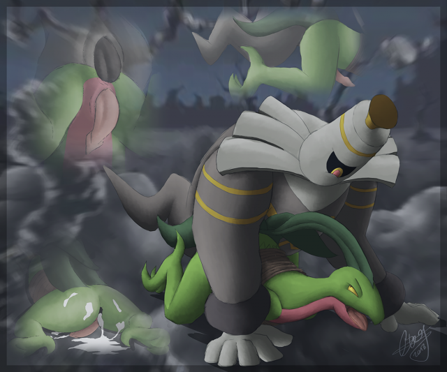 dusknoir+grovyle