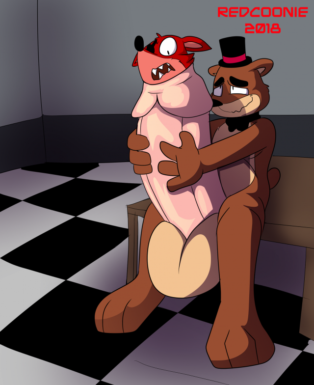 foxy (fnaf)+freddy (fnaf)