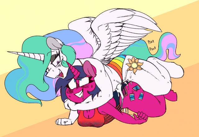 fan character+princess celestia (mlp)