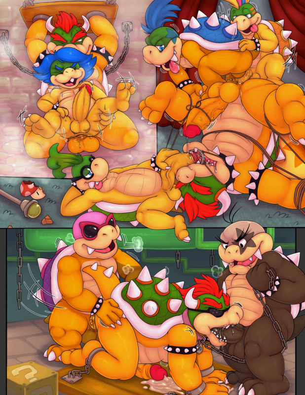 bowser+iggy koopa+koopa+larry koopa+lemmy koopa+ludwig von koopa+morton koopa jr.+roy koopa