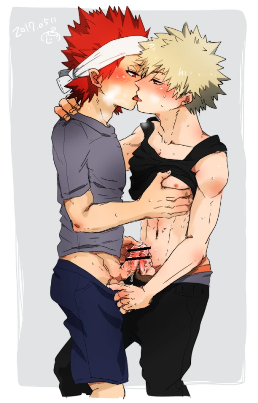 eijirou kirishima+katsuki bakugou