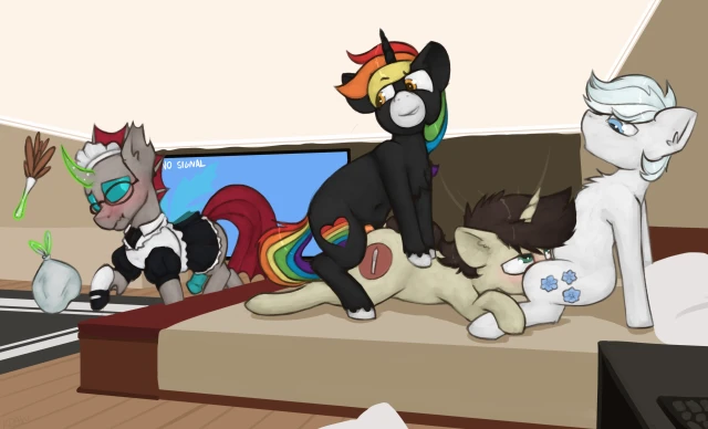 changeling+cloudburst+double diamond (mlp)