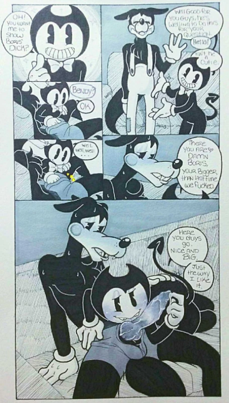 bendy+boris+boris the wolf