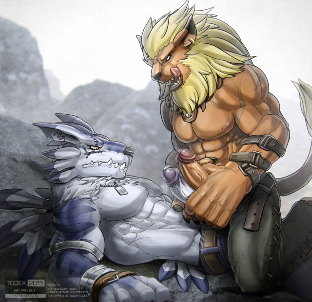 leomon+weregarurumon