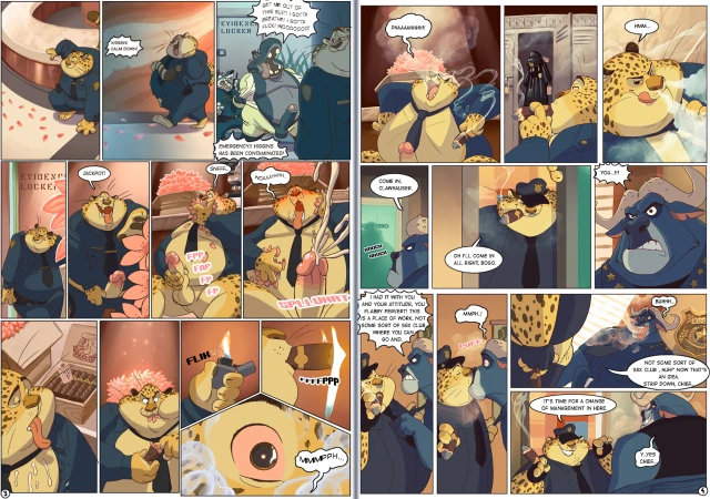 benjamin clawhauser+chief bogo