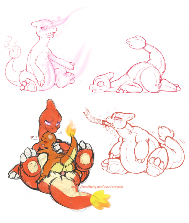 charmander+charmeleon