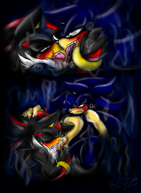 shadow the hedgehog+sonic the hedgehog