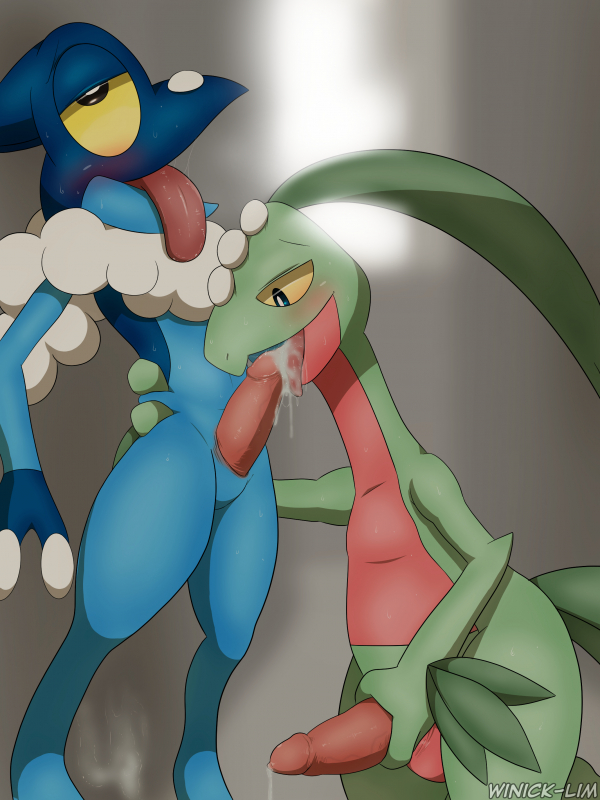 frogadier+grovyle