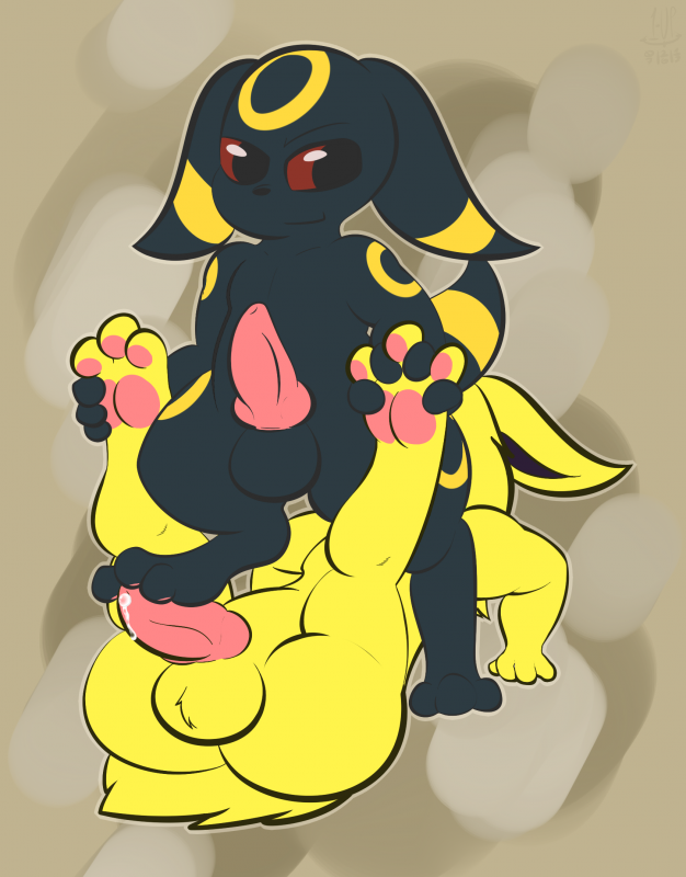 jolteon+umbreon